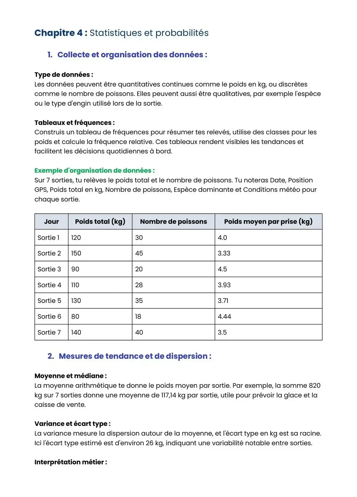 Example Fiche de Révision Bac Pro CGEM Pêche