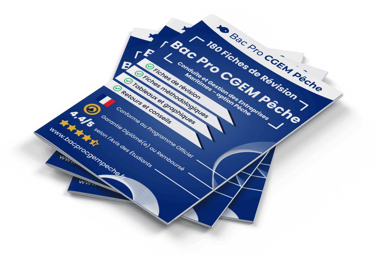 180 Fiches de Révision pour le Bac Pro CGEM Pêche